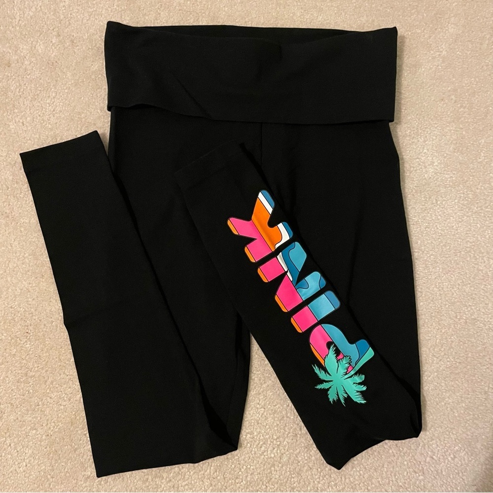 VS. PINK foldover waist leggings X-small EUC